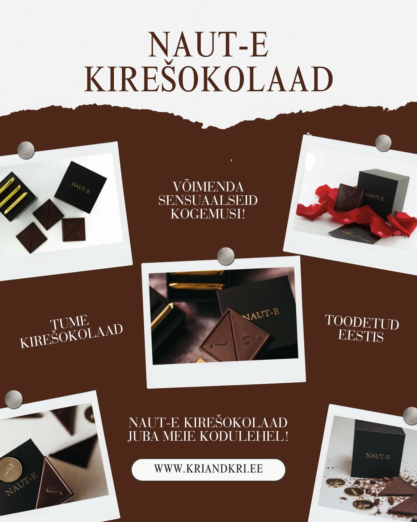 Meie kodulehel on nüüd saadaval imeline NAUT-E kirešokolaad 🖤
See sisaldab damianat, maca juurt ja piparmünti 😍
Link bios.