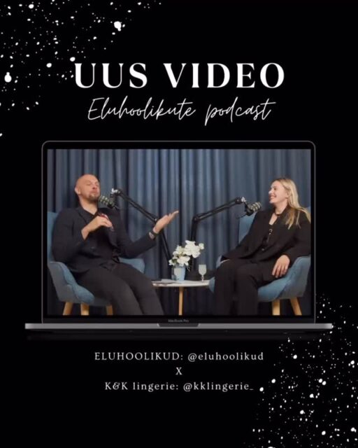 Imeline @eluhoolikud podcast arutab eluliste probleemide üle ja annab positiivsust terveks päevaks! 🖤
Selle nädala saates loosivad eluhoolikud välja K&K lingerie kinkekaarte 😍 
Kuula podcasti ja uudista meie kodulehte 🔥
Link bios.
