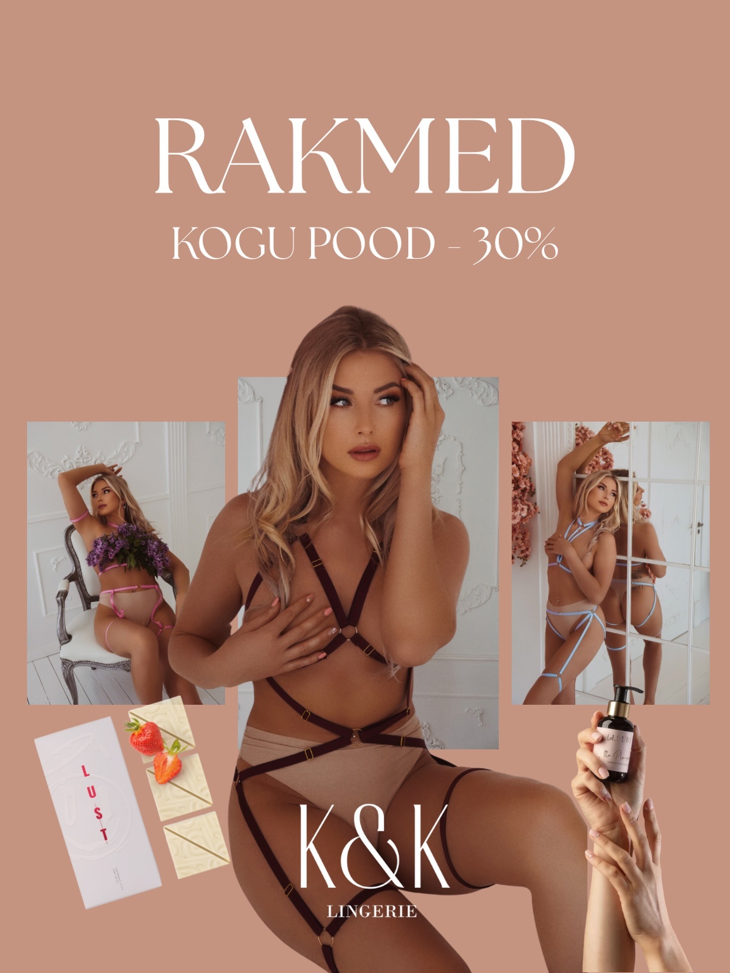 Meie e-poes on suurte allahindluste aeg! 🖤 Kogu poes on allahindlused 30% 🔥
Pakkumine kehtib kuni 24.05.2026.